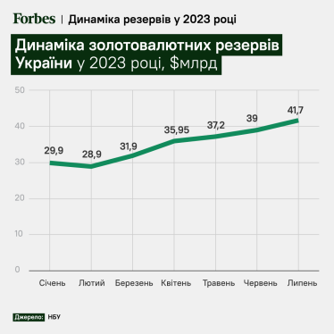 Найбільша подушка безпеки в історії. Золотовалютні резерви України сягнули рекорду у $41,7 млрд. Як це можливо під час війни та що дає економіці?&amp;nbsp; /Фото 2