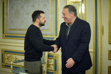 Володимир Зеленський і Майк Помпео /Getty Images