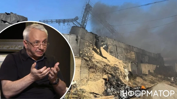 Олексій Кучеренко та зруйнована підстанція