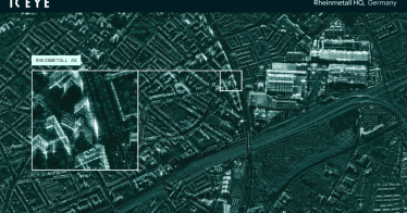 супутникові знімки, зроблені супутниками SAR компанії ICEYE /ICEYE