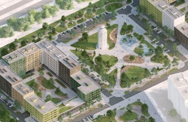 Житловий квартал для переселенців з Маріуполя. / Метінвест будівництво