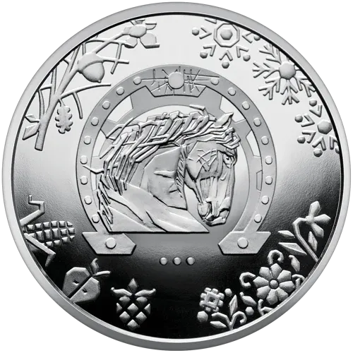 Монета Рік Коня Фото: НБУ