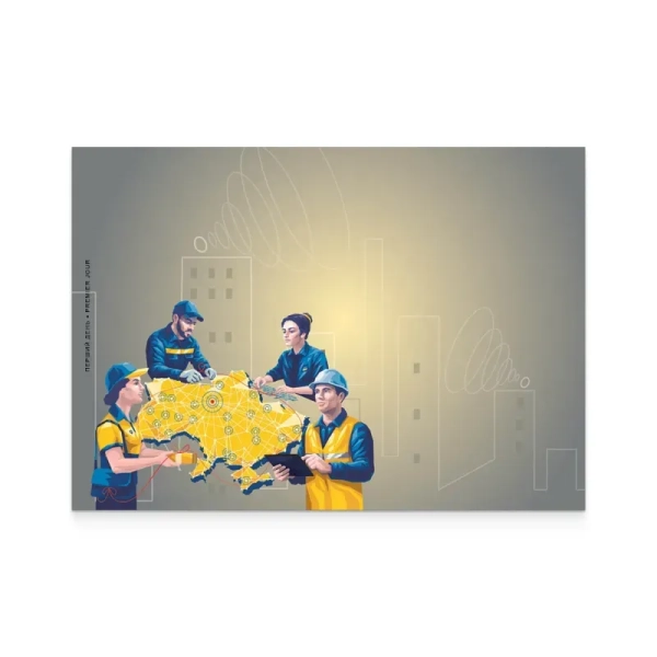 Героїчні професії. Україна за зв'язку Фото: Укрпошта