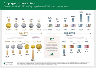 Збільшився обсяг готівки в обігу: які купюри найпоширеніші 6 Збільшився обсяг готівки в обігу: які купюри найпоширеніші 6