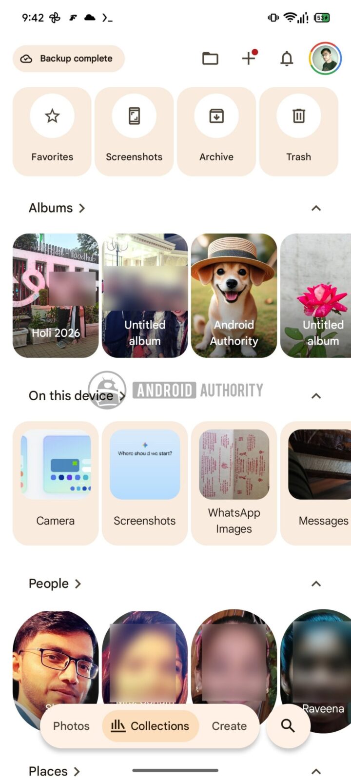 Google Photos тестує оновлення вкладки Collections 9