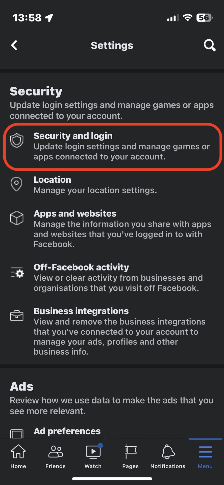 Як вийти з Facebook Messenger 15
