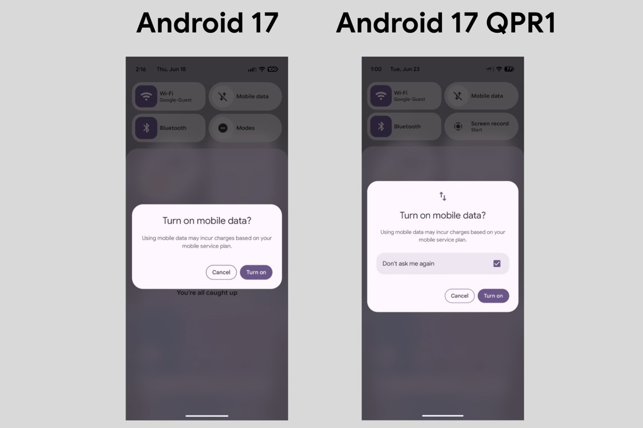 Android 17 QPR1: корисні оновлення 12