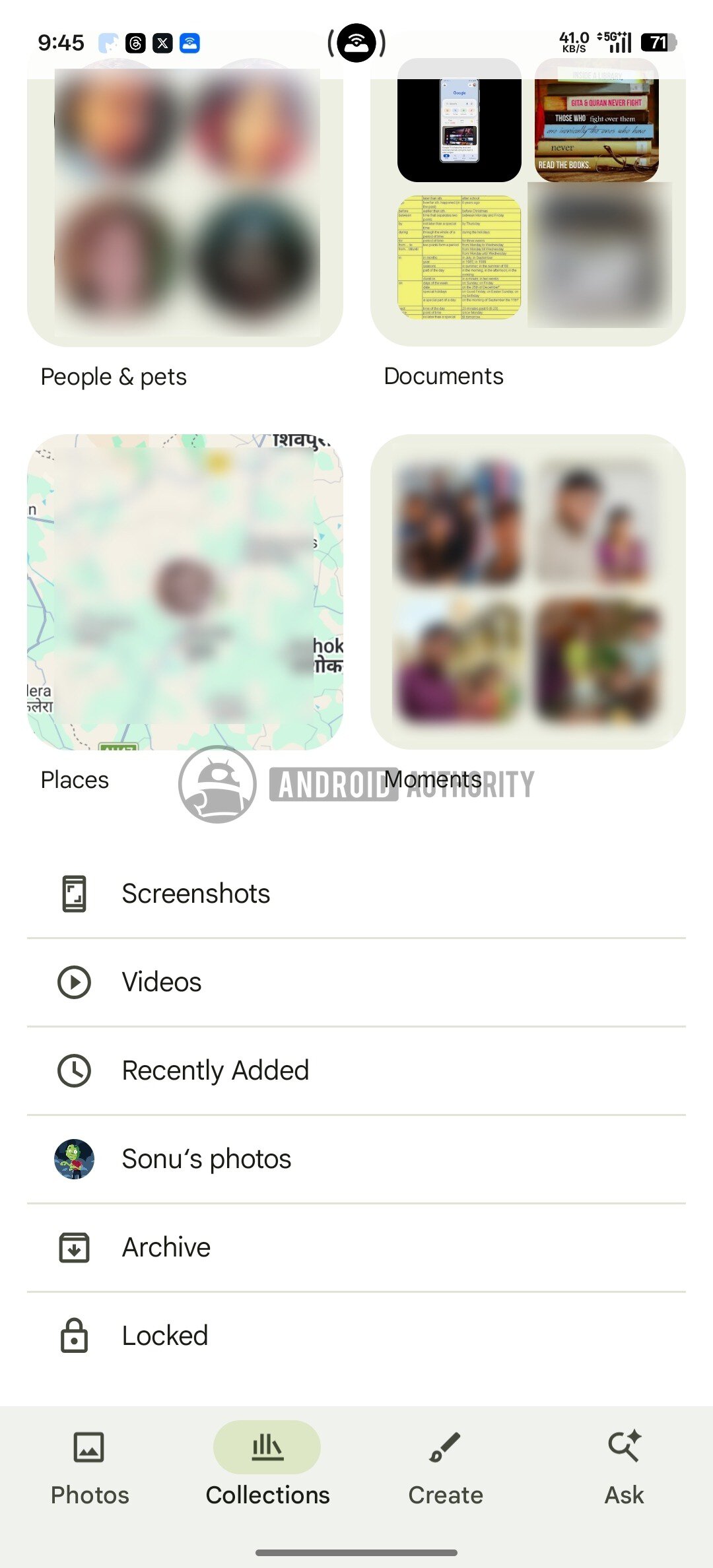 Google Photos тестує оновлення вкладки Collections 8