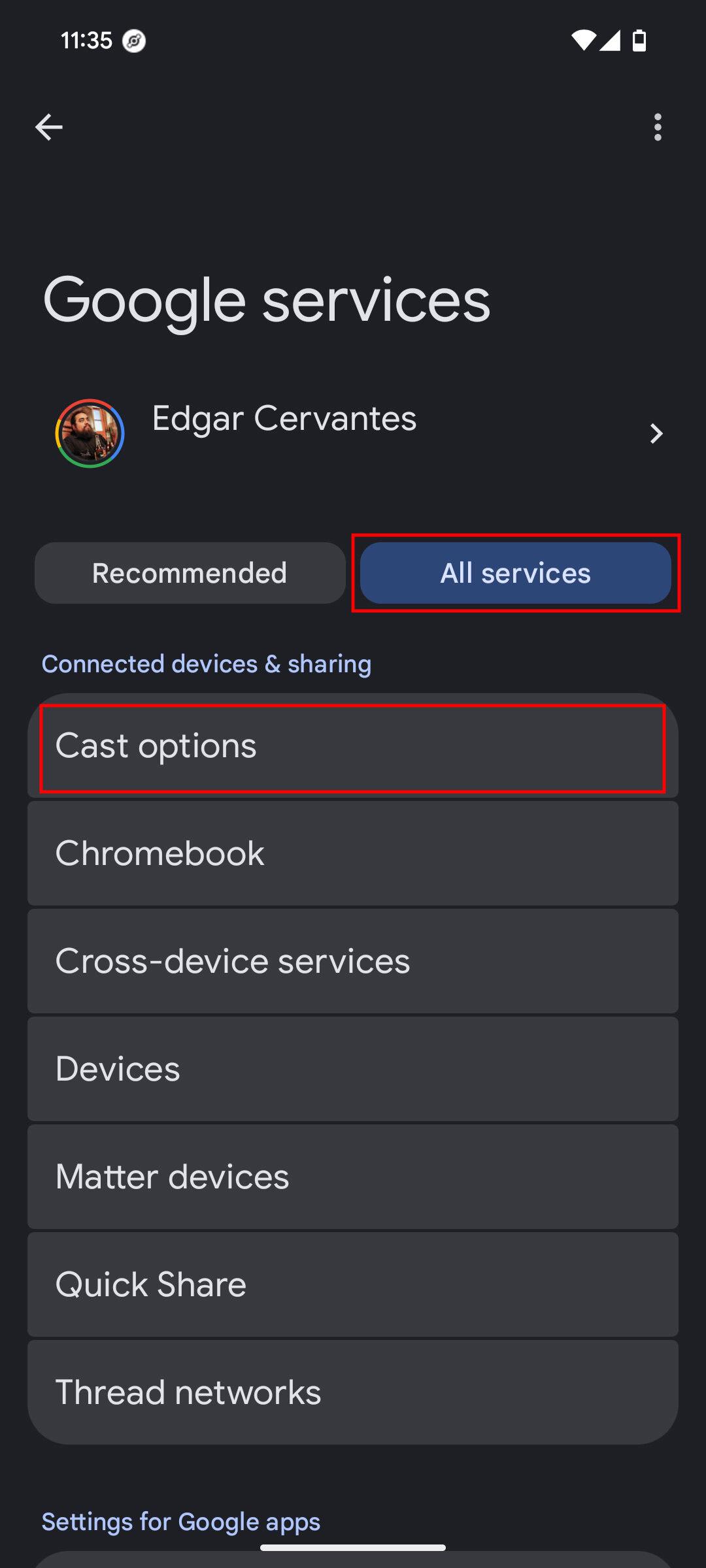 Вимкнення Chromecast та зупинка трансляції на Android 29