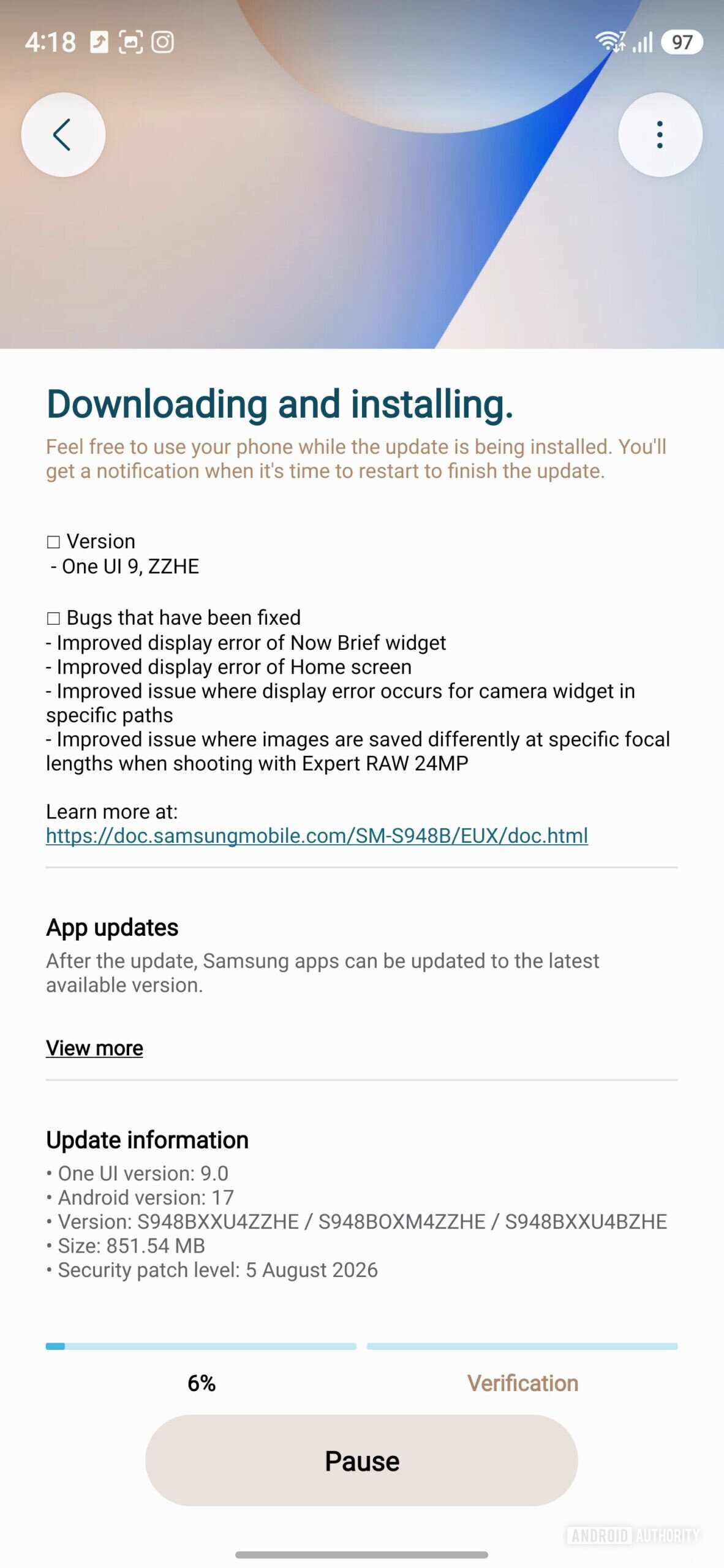 Galaxy S26: бета One UI 9, стабільний реліз очікується 2