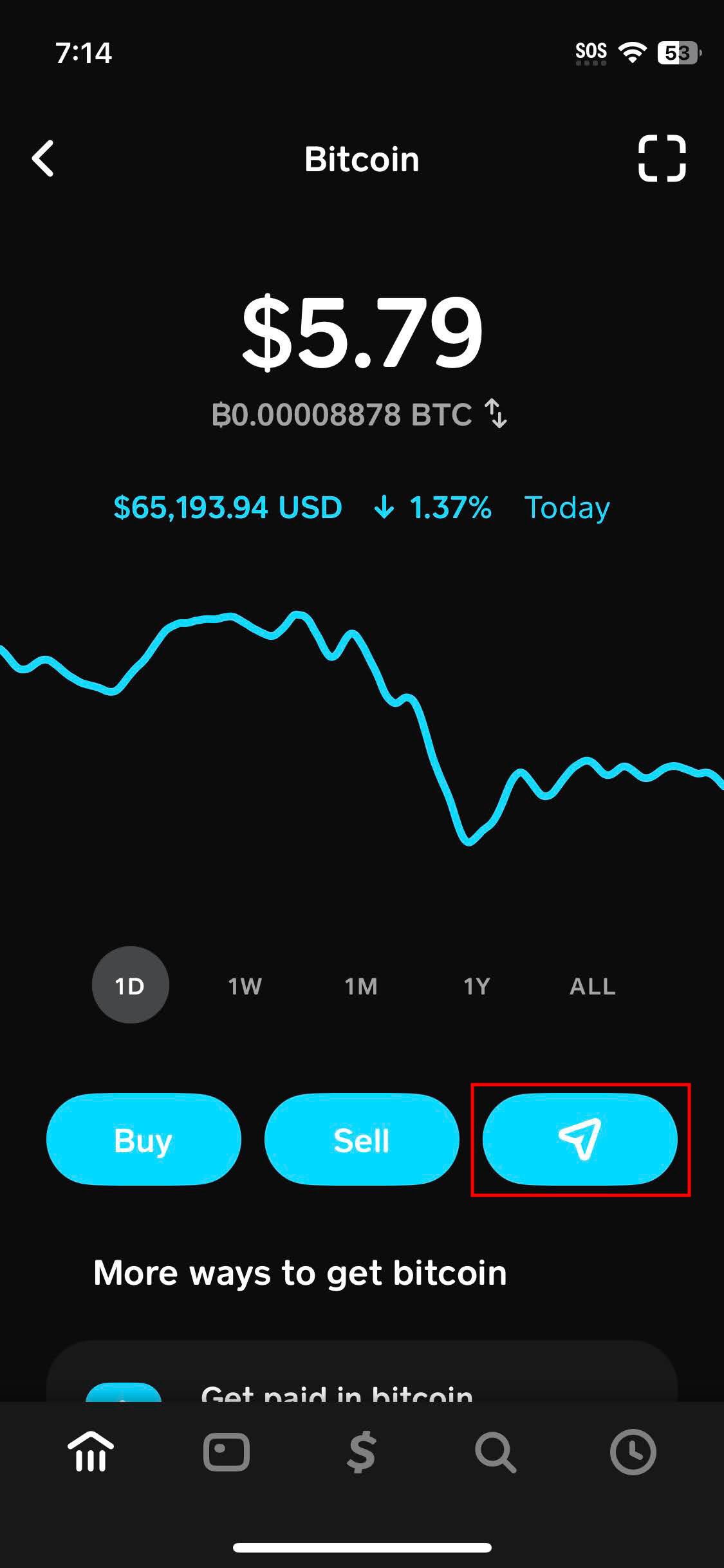 Як надсилати Bitcoin у Cash App 22