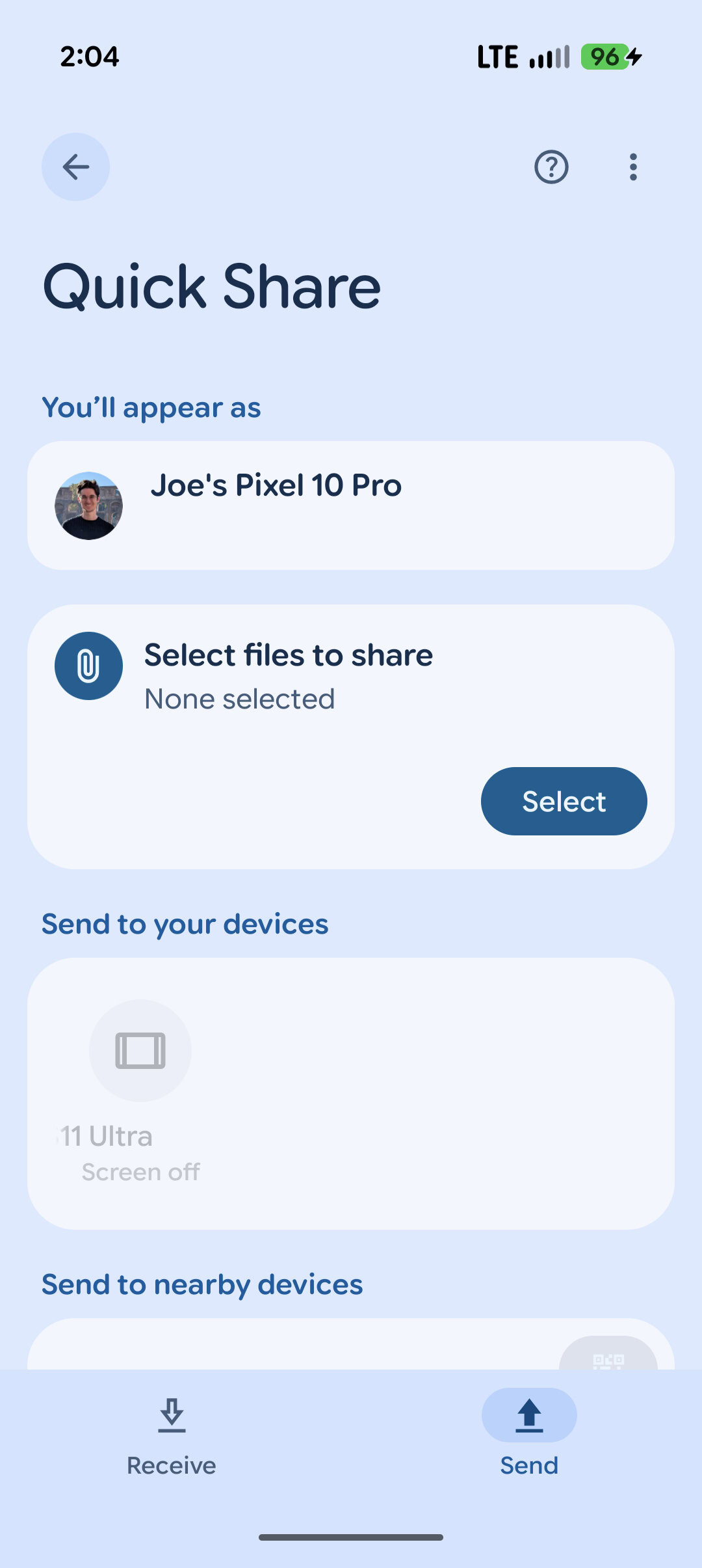 AirDrop файлів з Pixel на iPhone через Quick Share 17