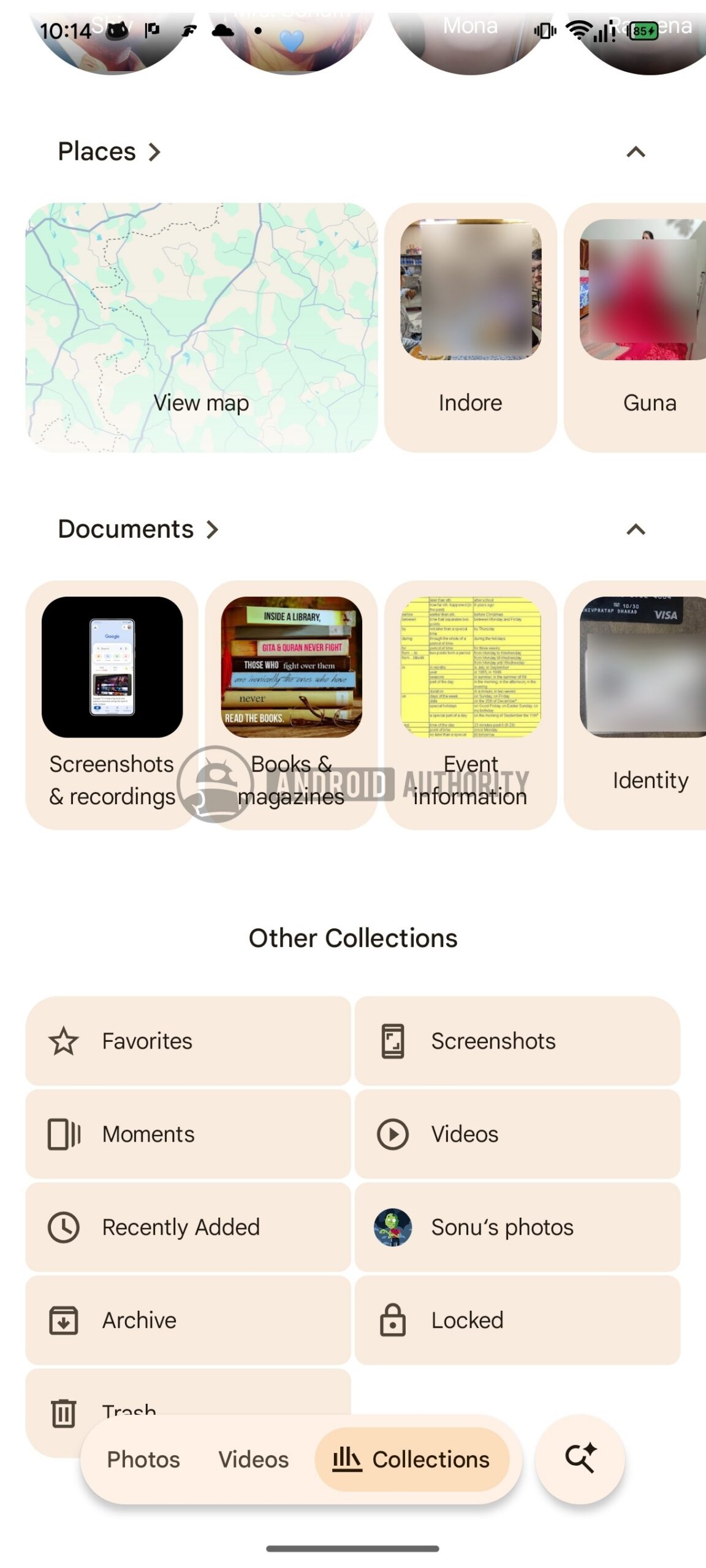Google Photos тестує оновлення вкладки Collections 10