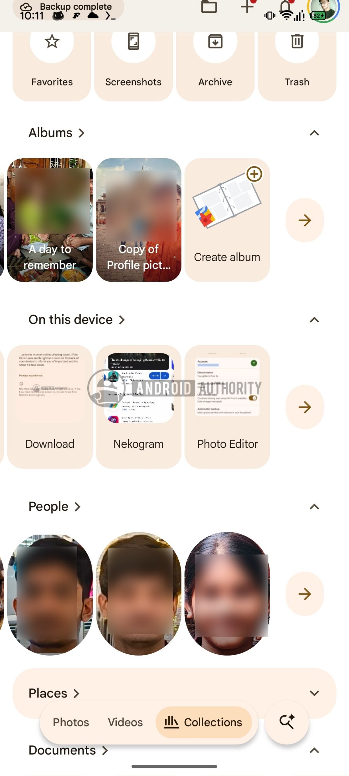 Google Photos тестує оновлення вкладки Collections 11