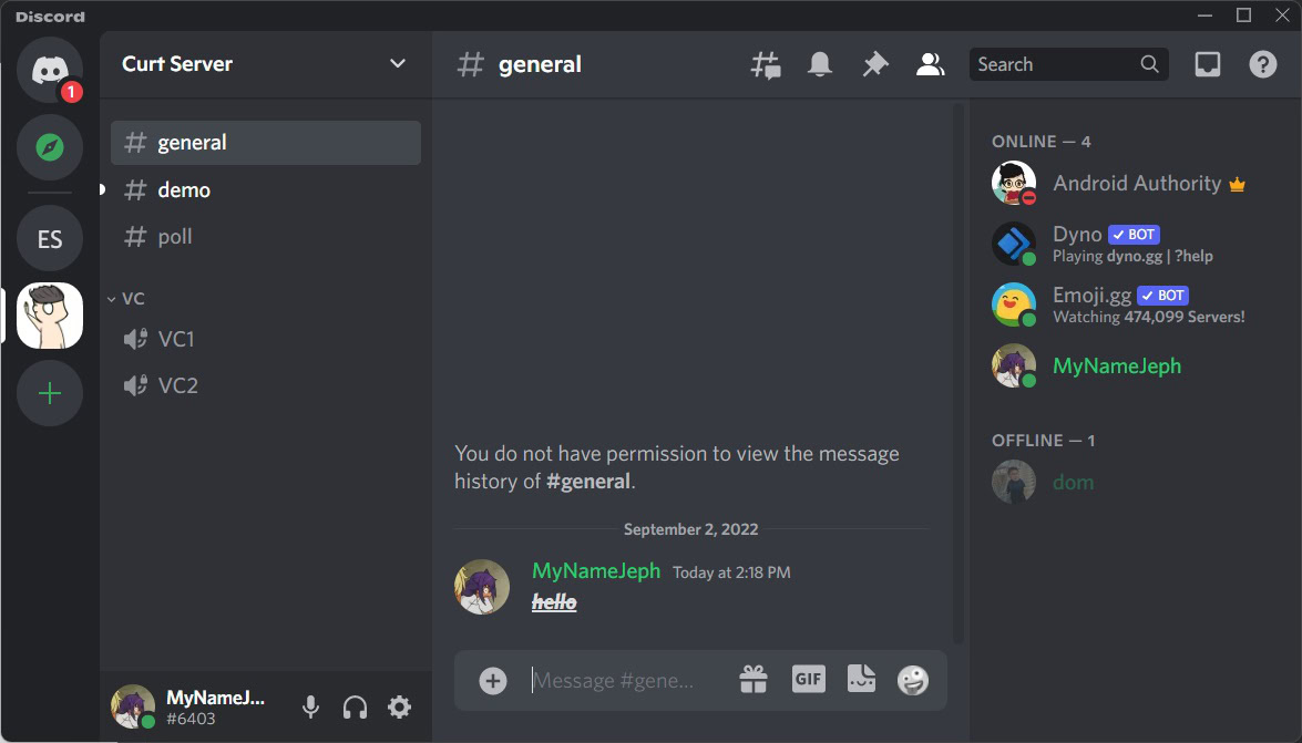 Як зробити підкреслений текст у Discord 12