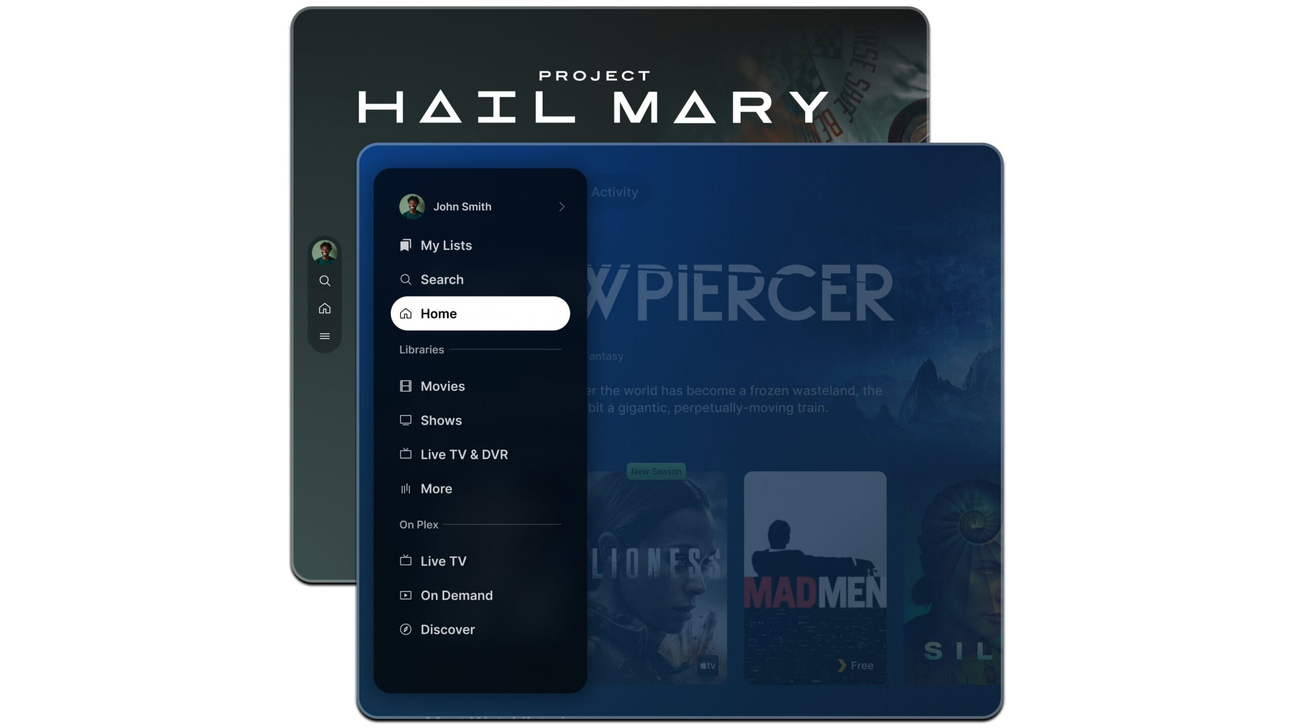 Plex повертає старе телевізійне меню користувачам 4