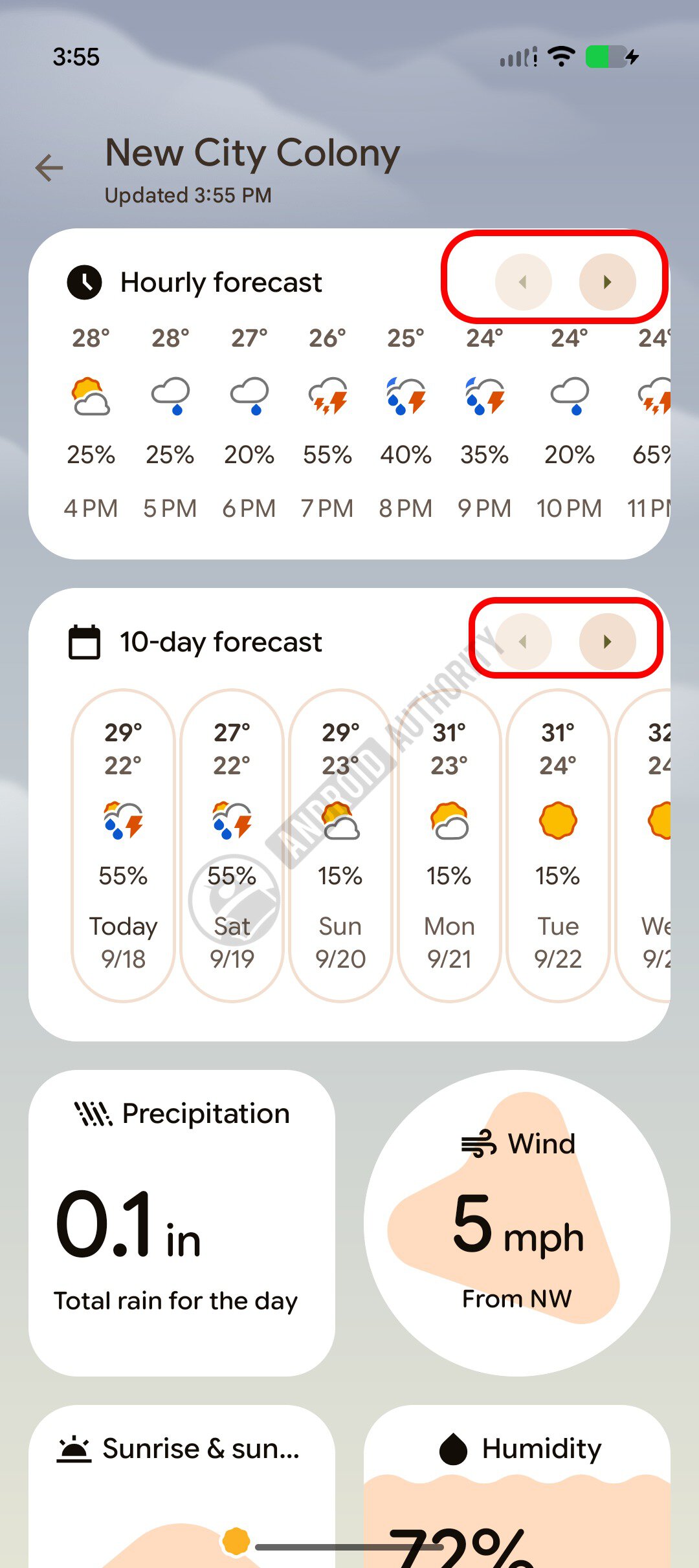 Pixel Weather: швидкий доступ до прогнозу одним дотиком 6