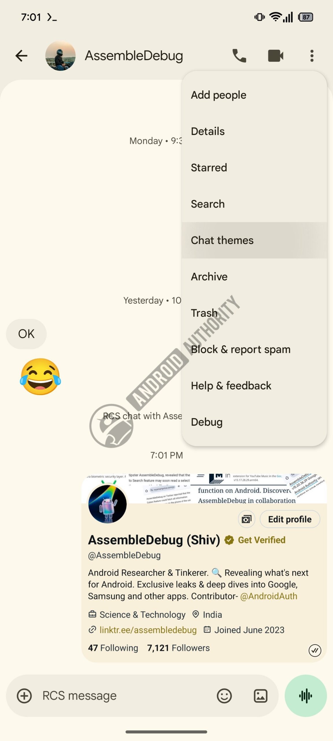 Google Messages: нові шпалери для чатів 13