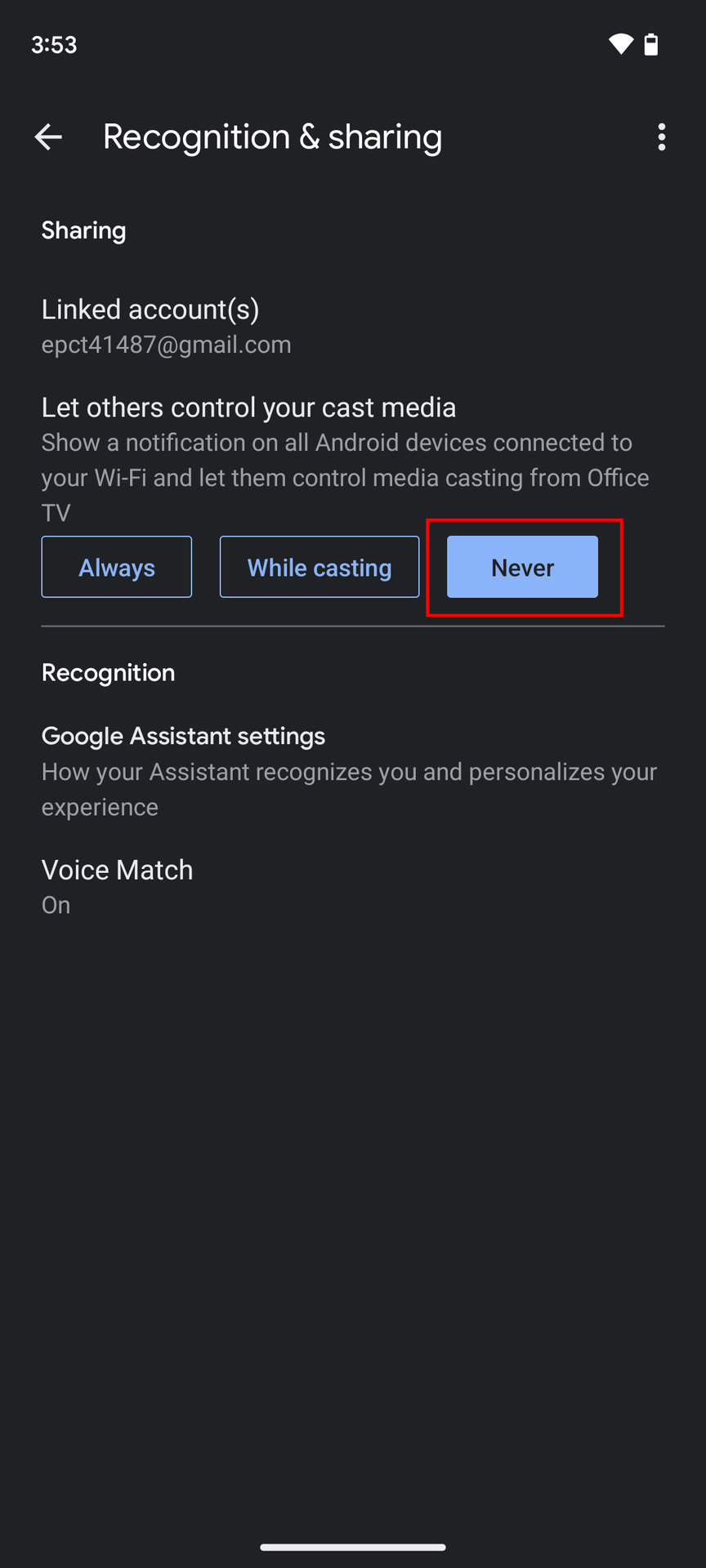 Вимкнення Chromecast та зупинка трансляції на Android 27