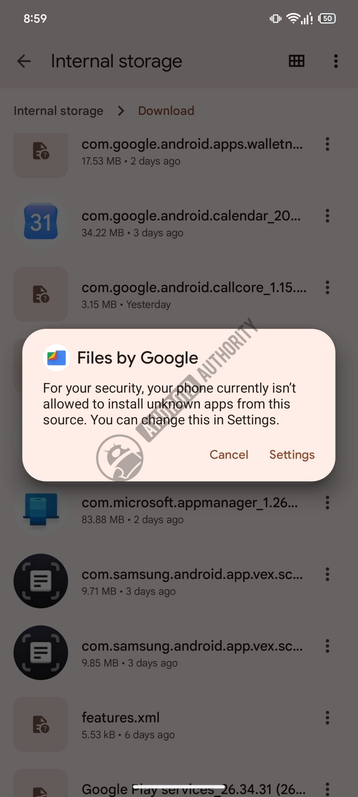Android 17: Виправлено помилку встановлення APK 4