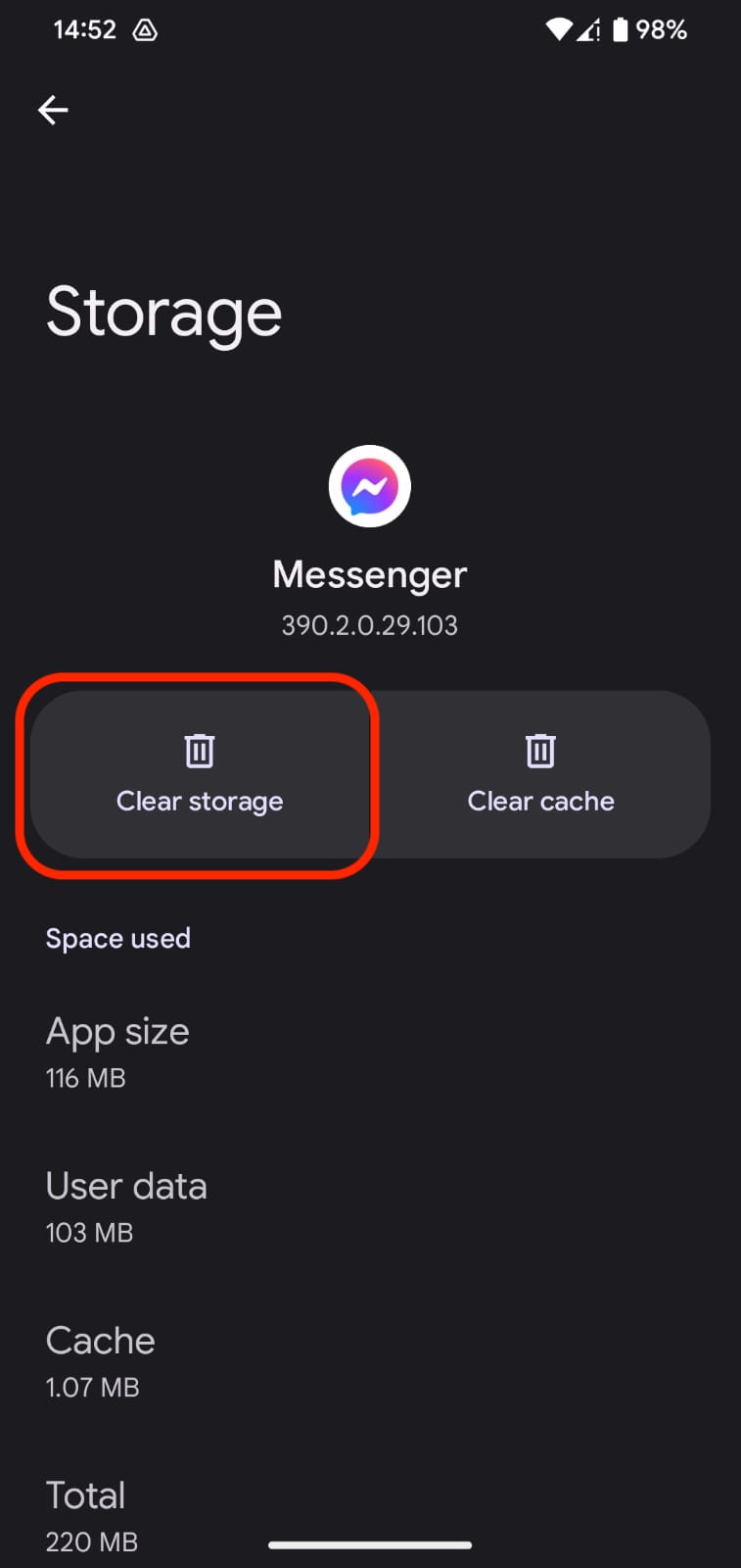 Як вийти з Facebook Messenger 19