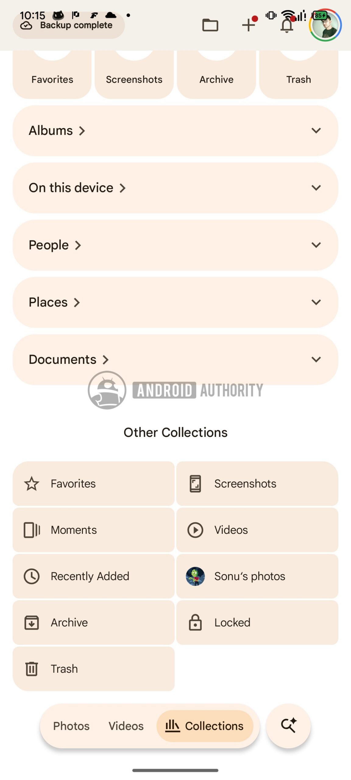 Google Photos тестує оновлення вкладки Collections 12