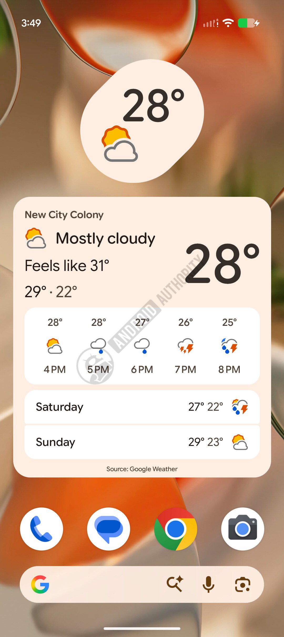 Pixel Weather: швидкий доступ до прогнозу одним дотиком 5