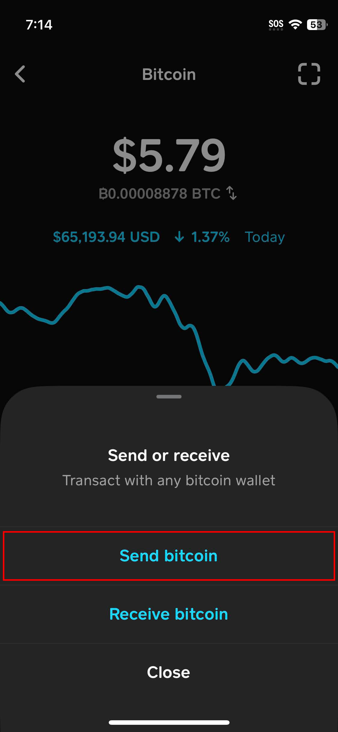 Як надсилати Bitcoin у Cash App 23