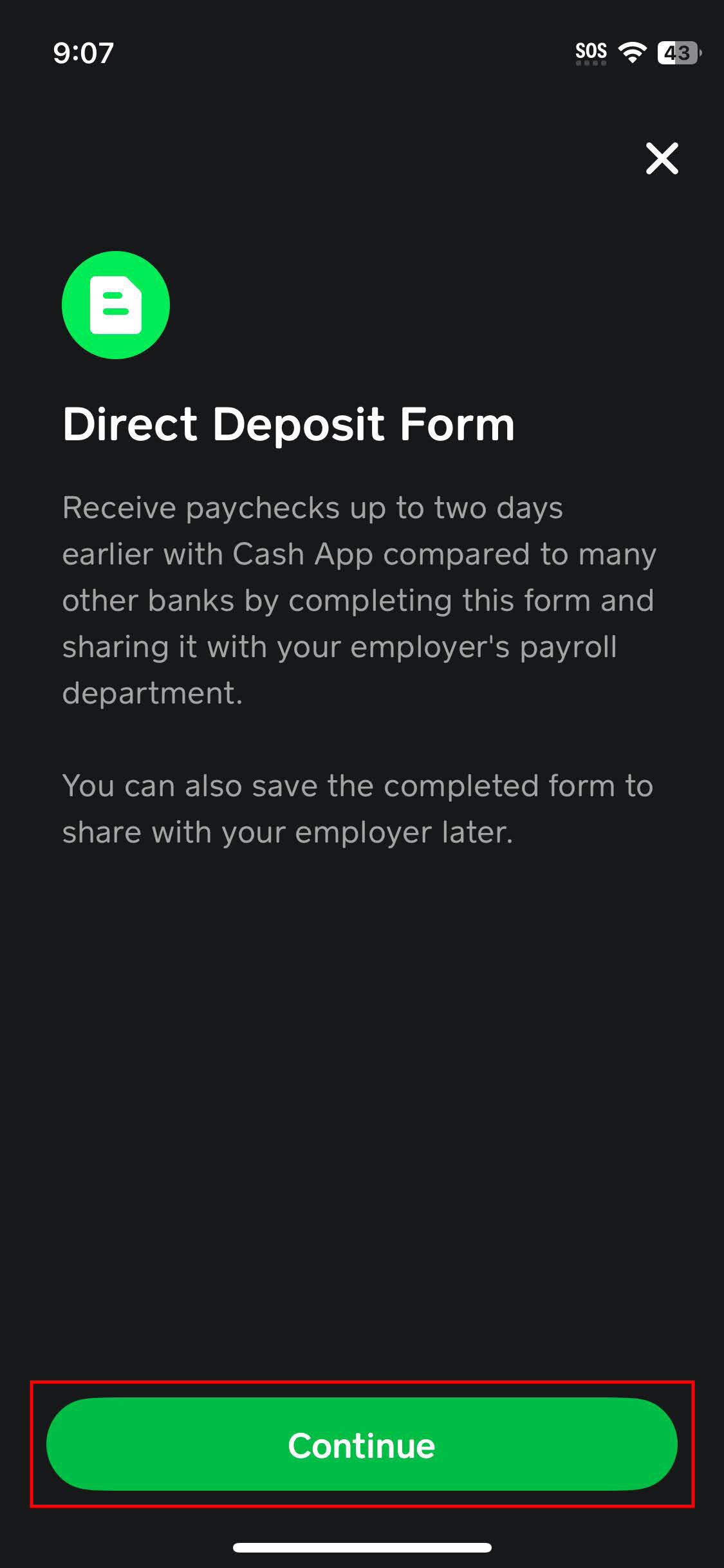 Де знайти номери рахунку та маршрутизації Cash App 23