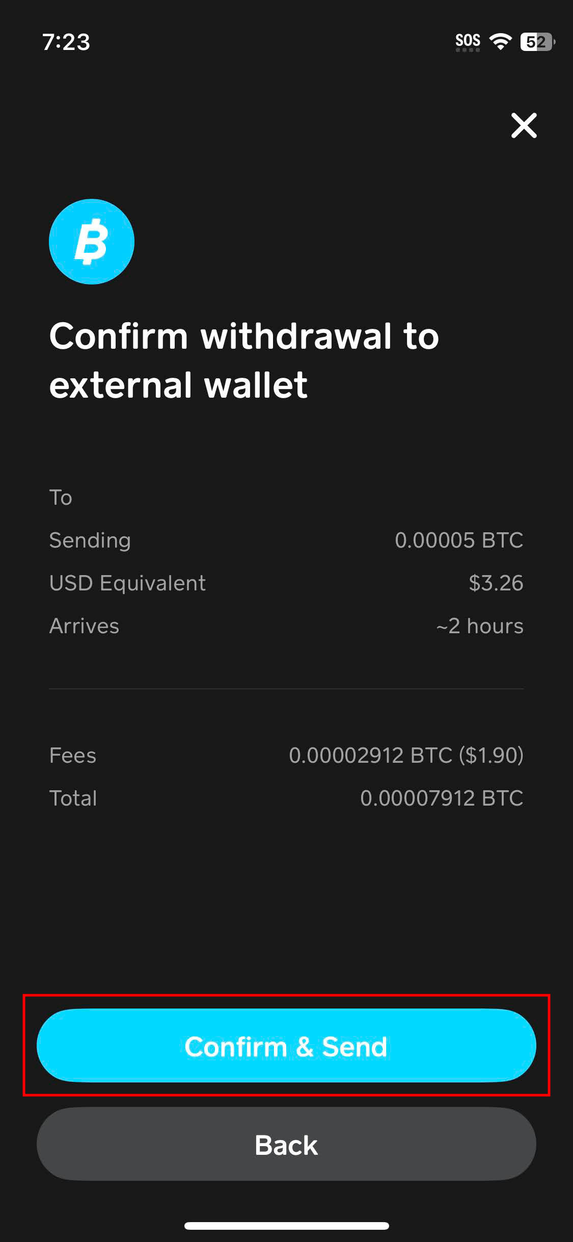 Як надсилати Bitcoin у Cash App 27
