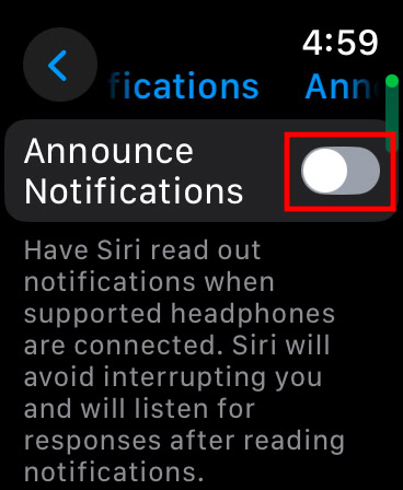 Як вимкнути сповіщення Siri про повідомлення 12