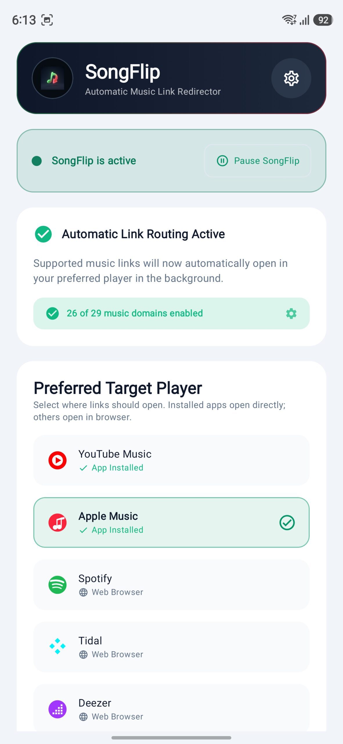 SongFlip: автоматичний пошук музики між платформами 14