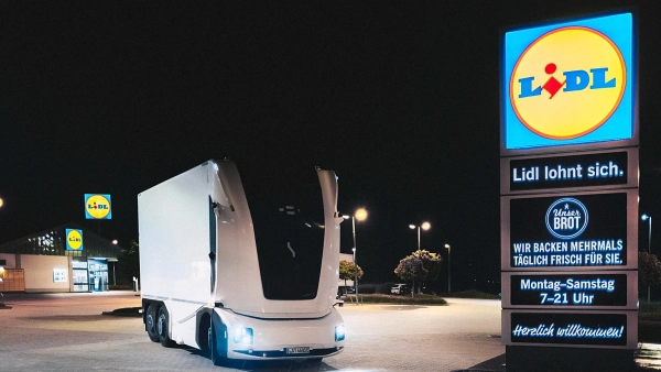 Lidl випробував вантажівку-автопілот на дорогах загального користування